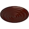 Ekena Millwork Carton Ceiling Medallion (For Canopies up to 3 3/4"), 17 3/4"OD x 1 3/8"P, Brushed Mahogany CM18CABMF - alternate 4